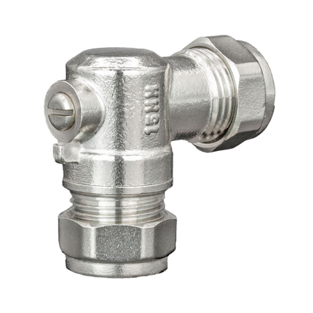 Kudos Trading 15mm angle isolating valve WRAS approved, designed for reliable water flow control and easy maintenance in plumbing installations.