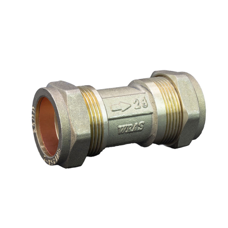 Kudos Trading 28mm single check valve, designed for preventing backflow and maintaining water quality in large plumbing and heating systems.
