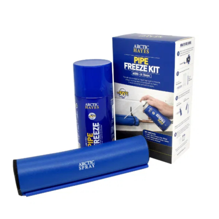 Arctic Hayes Spray ZE small pipe freeze kit, designed for isolating and freezing water in pipes for maintenance without draining the system.