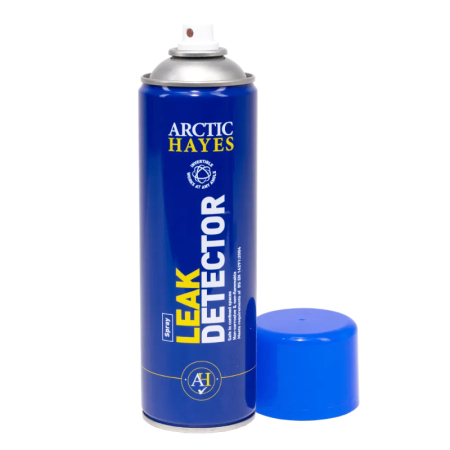 Arctic Hayes gas leak detector spray 400ml, designed for quickly identifying gas leaks in pipes, fittings, and connections during installation or maintenance.