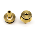 Eurocone 10x1.3mm pair for multi-layer PE underfloor heating pipes, precision brass fittings ensuring secure and leak-free connections