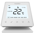 Heatmiser Neo Air air thermostat stand, sturdy freestanding holder designed for securely positioning wireless underfloor heating thermostats.