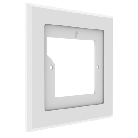 Heatmiser Neo wall plate, durable mounting accessory designed for secure and neat installation of NeoStat thermostats on walls.