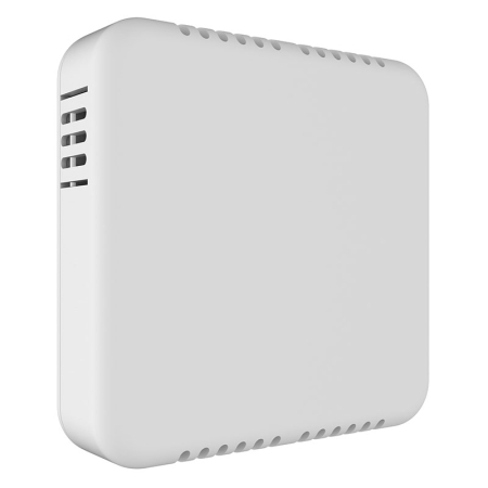 Heatmiser sensor housing, protective wall-mounted enclosure designed to securely hold and conceal remote temperature sensors for heating systems.