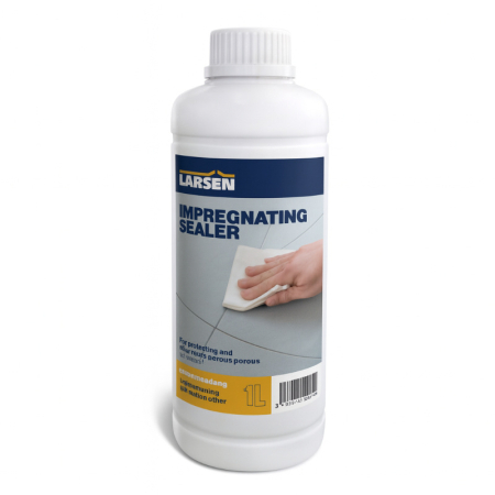 Larsen Extra Strength Cement Remover, heavy-duty acid-based cleaner for removing cement, mortar, and limescale from masonry, tile, and concrete surfaces.