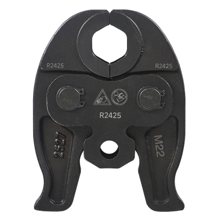 22mm M-press jaw attachment for ZLX-4064 electric hydraulic press tool, durable steel design.