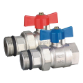 Kudos Trading manifold ball valves durable brass isolation valves for controlling water flow to underfloor heating manifolds, allowing easy maintenance and system control.