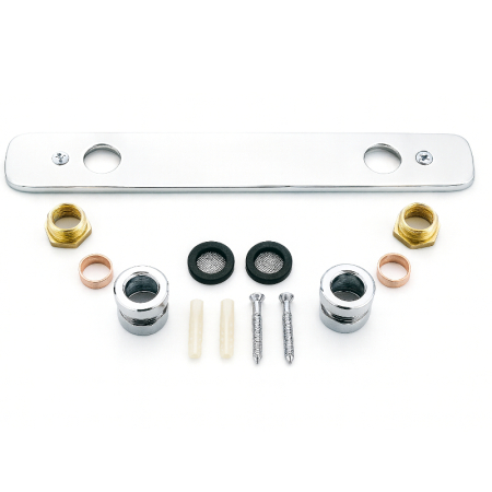 Kudos Trading chrome shower wall plate designed for secure pipe connections and sleek bathroom finish, durable corrosion-resistant cover for concealed fittings.