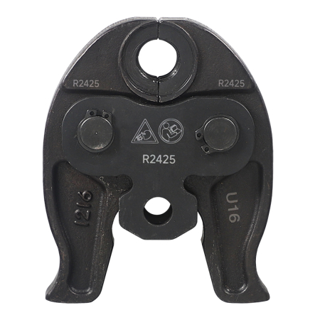 16mm U-press jaw attachment for ZLX-4064 electric hydraulic press tool, durable steel design.