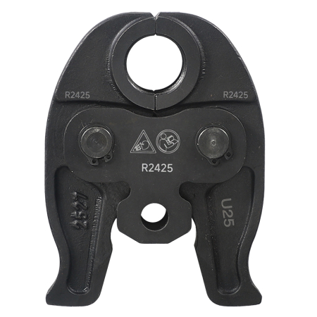 25mm U-press jaw attachment for ZLX-4064 electric hydraulic press tool, durable steel design.