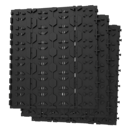 Kudos Trading LowFix underfloor heating pipe panel low-profile grooved board for 16mm pipes, ensuring efficient heat output and quick, space-saving floor installation.