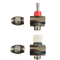 Kudos Trading manifold extension fitting for underfloor heating systems, durable metal connector for extending manifold length securely and efficiently.