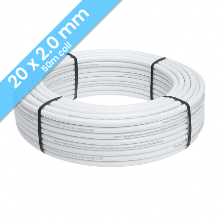 PEX/AL/PEX 20 x 2.0 mm multi layer composite pipe 50m coil