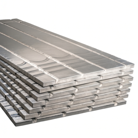 Kudos Trading underfloor heating overlay board for 16mm pipe high-density grooved panel designed for efficient heat transfer and easy dry floor installation.